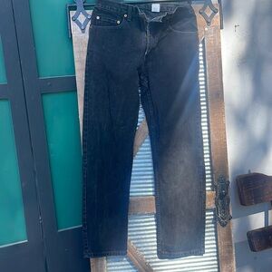 Mens black 505 Levis